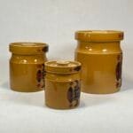 Rare Vintage Portmeirion Samarkand Storage Jar, 1960s, Susan Williams-Ellis Design, Amber Glaze, Collectable Portmeirion Pottery