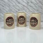 3 Bishops Finger 50th Anniversary Beer Mugs, 0.5L