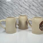 3 Bishops Finger 50th Anniversary Beer Mugs, 0.5L