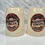 3 Bishops Finger 50th Anniversary Beer Mugs, 0.5L