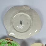 Vintage Carlton Ware Leaf Dishes, Set of 3, Foxglove/Apple