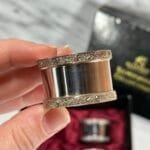 Vintage Allander Silver-Plated Napkin Rings, Set of 4, Boxed