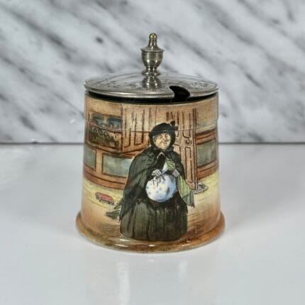 Rare Royal Doulton Dickensware Sairey Gamp Preserve Pot