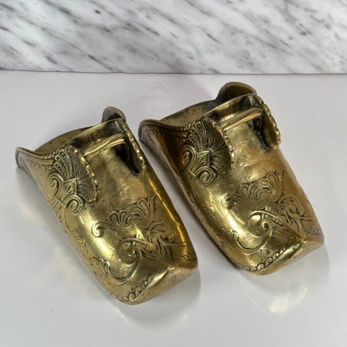 Antique Spanish Colonial Brass Stirrups, Conquistador Style, Horse Riding