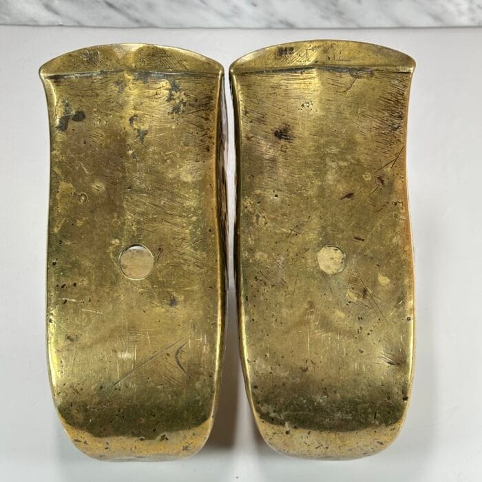 Antique Spanish Colonial Brass Stirrups, Conquistador Style, Horse Riding