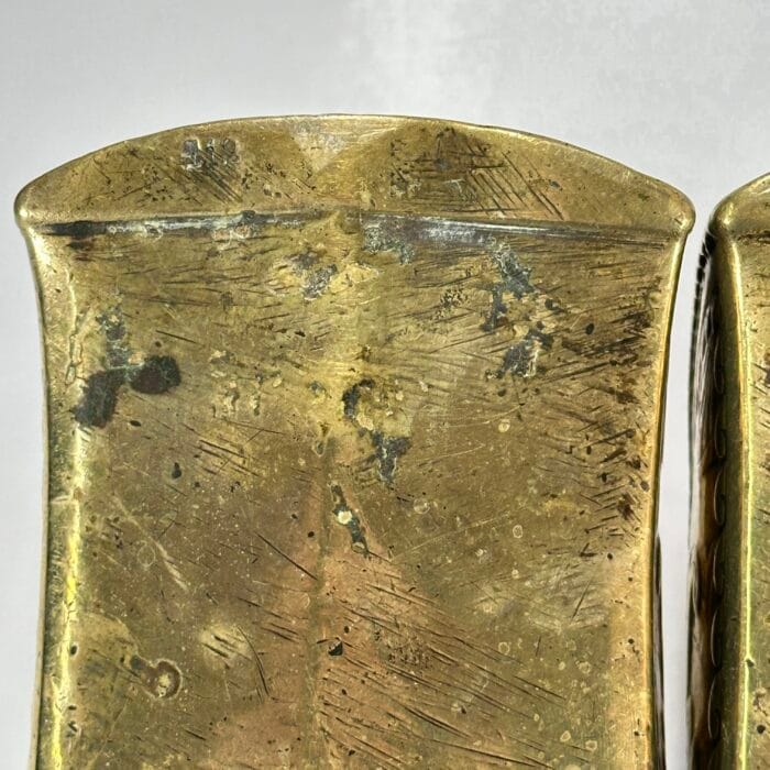 Antique Spanish Colonial Brass Stirrups, Conquistador Style, Horse Riding