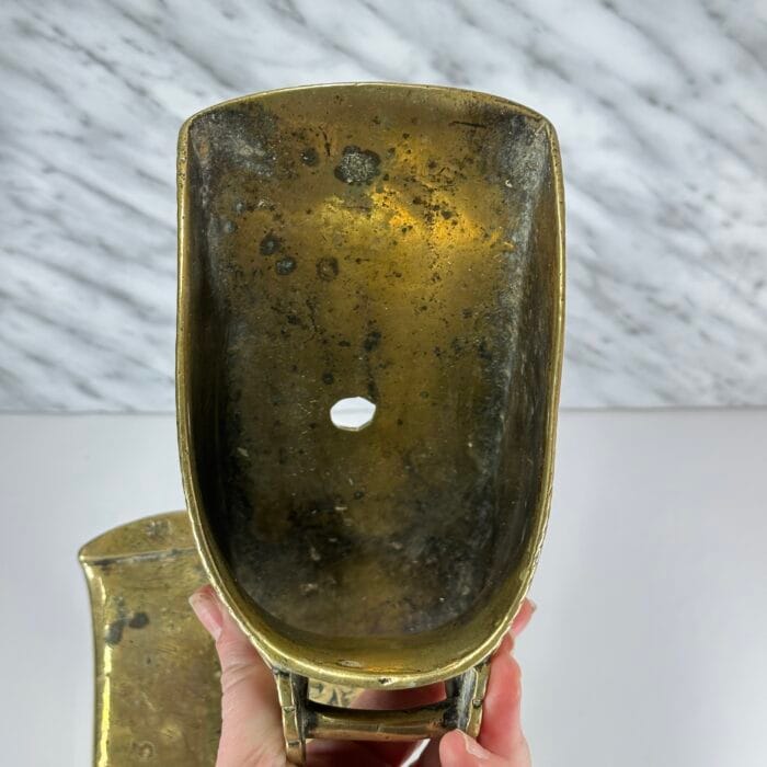 Antique Spanish Colonial Brass Stirrups, Conquistador Style, Horse Riding