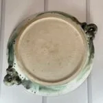 Caroline Bousfield Gregory Studio Pottery Bowl - Hand Thrown Stoneware - Rope Handles