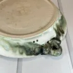 Caroline Bousfield Gregory Studio Pottery Bowl - Hand Thrown Stoneware - Rope Handles