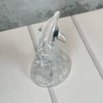 Vintage Cristal D'Arques Dolphin Collectable 24% Lead Crystal Sculpture