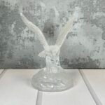 Vintage Cristal D'Arques Bald Eagle Crystal Figurine Collectable 24% Lead