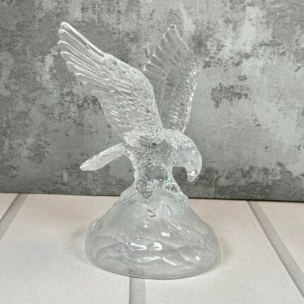 Vintage Cristal D'Arques Bald Eagle Crystal Figurine Collectable 24% Lead