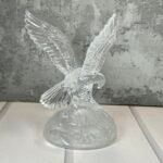 Vintage Cristal D'Arques Bald Eagle Crystal Figurine Collectable 24% Lead