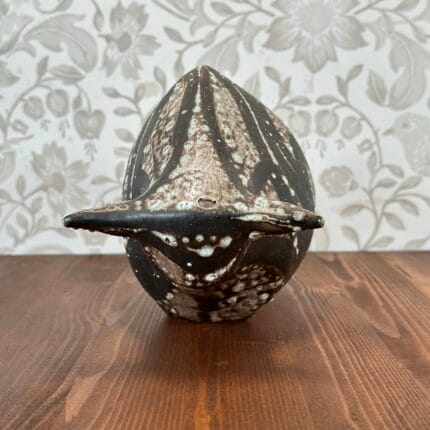 Rye Pottery David Sharp Stylised Bull Figure, Mid-Century Modern, c.1970s