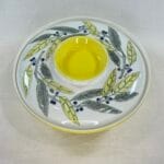 Vintage Poole Pottery Yellow Atomic Bay Leaf Tureen/Casserole - 1960s - Robert Jefferson