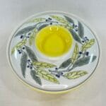Vintage Poole Pottery Yellow Atomic Bay Leaf Tureen/Casserole - 1960s - Robert Jefferson