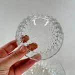 Vintage Arcoroc Glass Bowl Set - Starburst Diamond Pattern - Serving & Salad Bowls - France