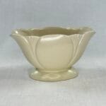 Vintage Dartmouth Devon Pottery Cream Mantel Vase / Planter - 93C