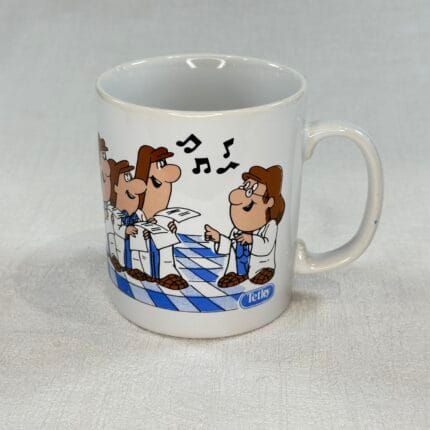 Vintage Tetley Tea Mug - Tea Folk Choir Singing - 1980s Promotional Cup