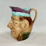 Rare Sarreguemines Majolica Matelot Sailor Jug - 1890s - French Antique