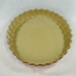 Vintage Stoneware Fluted Flan Dish - Quiche & Tart Baking - Rustic Kitchen