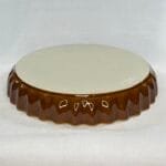 Vintage Stoneware Fluted Flan Dish - Quiche & Tart Baking - Rustic Kitchen