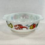 Vintage JAJ Pyrex Lobster Serving Dish/Casserole - Easy Grip Handles - 1960s