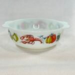 Vintage JAJ Pyrex Lobster Serving Dish/Casserole - Easy Grip Handles - 1960s