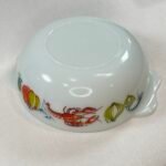 Vintage JAJ Pyrex Lobster Serving Dish/Casserole - Easy Grip Handles - 1960s