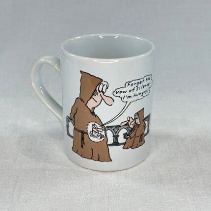 Vintage Batchelors Cup A Soup Mug - Vow of Silence Monk Design - Coloroll England