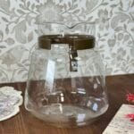 Vintage JAJ Pyrex Glass Coffee/Tea Pot, Retro 60s/70s, Made in England