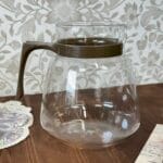 Vintage JAJ Pyrex Glass Coffee/Tea Pot, Retro 60s/70s, Made in England