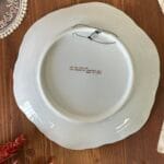Vintage Winter Birds Plate Gilt Edge Korea Decorative Hanging Display