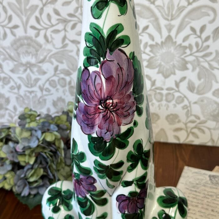 Large Vintage Italian Ceramic Cat 55cm Tall Retro Kitsch 1960s 70s Hand Painted
