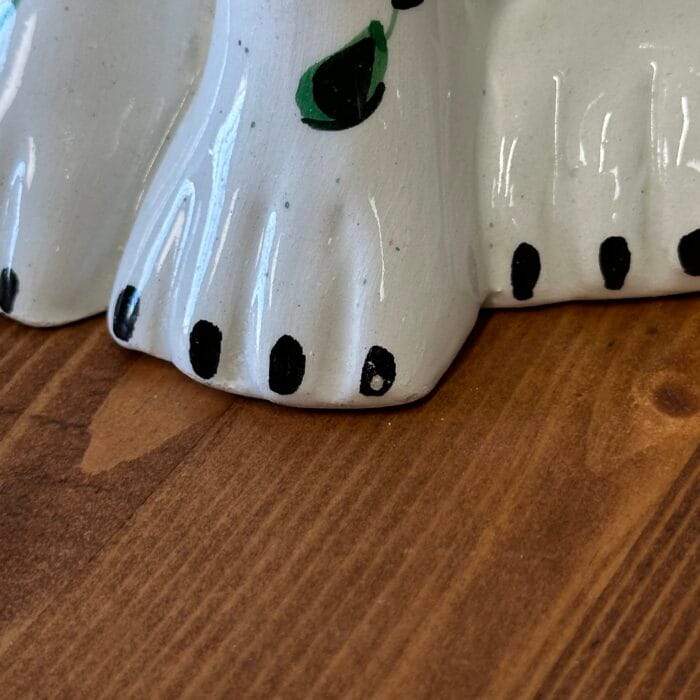 Large Vintage Italian Ceramic Cat 55cm Tall Retro Kitsch 1960s 70s Hand Painted