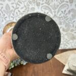 Vintage Wooden Pillar Candle Holder Stick Hand Carved Grecian Rustic Shabby Chic