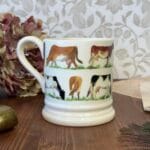 Emma Bridgewater Waitrose Dairy Cows Mug 2013 Half Pint Discontinued
