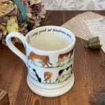 Emma Bridgewater Waitrose Dairy Cows Mug 2013 Half Pint Discontinued