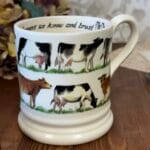 Emma Bridgewater Waitrose Dairy Cows Mug 2013 Half Pint Discontinued
