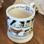 Emma Bridgewater Waitrose Dairy Cows Mug 2013 Half Pint Discontinued