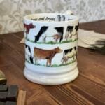 Emma Bridgewater Waitrose Dairy Cows Mug 2013 Half Pint Discontinued