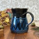 Godshill Studio Pottery Blue Milk Jug - Hand Thrown Artisan Jug