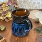 Godshill Studio Pottery Blue Milk Jug - Hand Thrown Artisan Jug