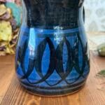 Godshill Studio Pottery Blue Milk Jug - Hand Thrown Artisan Jug