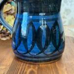 Godshill Studio Pottery Blue Milk Jug - Hand Thrown Artisan Jug
