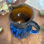 Godshill Studio Pottery Blue Milk Jug - Hand Thrown Artisan Jug