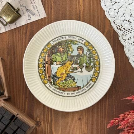 Wedgwood Frog Prince Plate 1978 Children's Story Brothers Grimm 6"