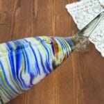 Vintage Murano Glass Fish Italy Striped Sommerso Art Glass 1970s