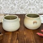 Muchelney Pottery Stoneware Jugs, Somerset England, Rustic Pair