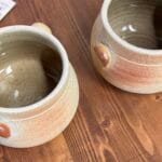 Muchelney Pottery Stoneware Jugs, Somerset England, Rustic Pair